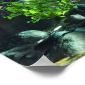 Cwm River Print Poster (Ecke)