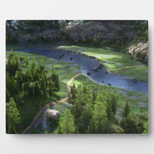 Cwm Solitude Foto Plaque Fotoplatte