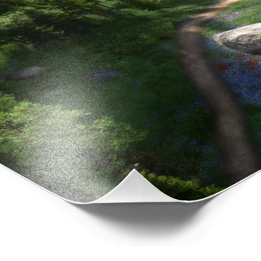 Cwm Solitude Foto Print (Ecke)