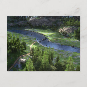 Cwm Solitude Postkarte