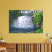 Cwm Wasserfall Canvas Print Leinwanddruck (Insitu (Wohnzimmer))