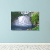 Cwm Wasserfall Canvas Print Leinwanddruck (Insitu (Holzboden))