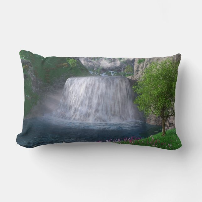 Cwm Wasserfall Kissen (Vorderseite)