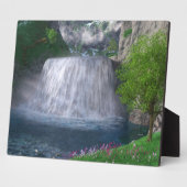 Cwm Waterfall Foto Plaque Fotoplatte (Seite)