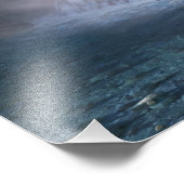 Cwm Waterfall Foto Print (Ecke)