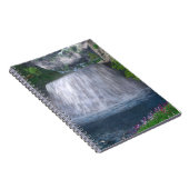 Cwm Waterfall-Notebook Notizblock (Rechte Seite)