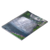 Cwm Waterfall-Notebook Notizblock (Linke Seite)