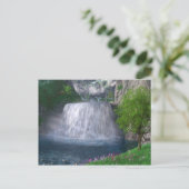 Cwm Waterfall Postkarte (Stehend Vorderseite)