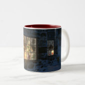 Cwm Weihnachts-Tasse Zweifarbige Tasse (VorderseiteRechts)