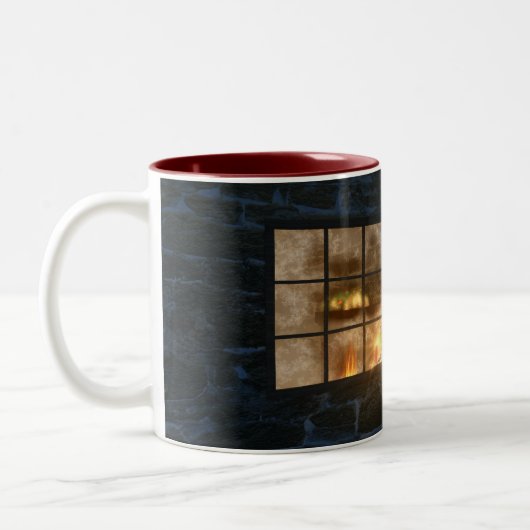 Cwm Weihnachts-Tasse Zweifarbige Tasse (Links)