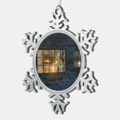 Cwm Weihnachtsschmuck Schneeflocken Zinn-Ornament (Rechts)