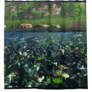 Cwn Fluss-Duschvorhang Duschvorhang