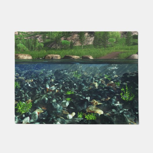 Cwn Fluss-Fußmatte Fußmatte (Vorderseite)