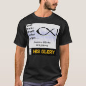 CXI : HIS Glory / Living For Jesus T-Shirt (Vorderseite)