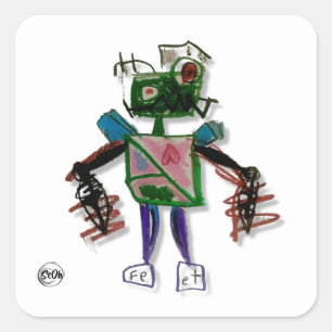 Cy=Borg Robot Sticker