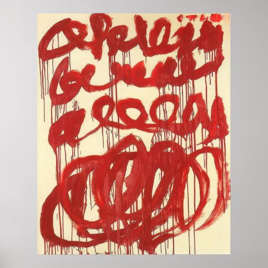 CY Twombly (30) Poster (Vorne)