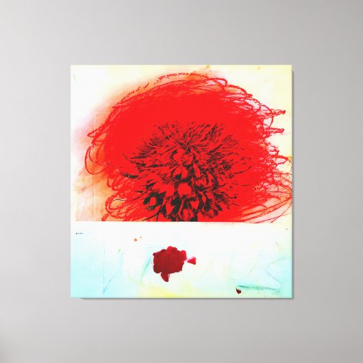 Cy Twombly art style Leinwanddruck (Vorderseite)