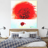 Cy Twombly art style Leinwanddruck (Insitu (Schlafzimmer))
