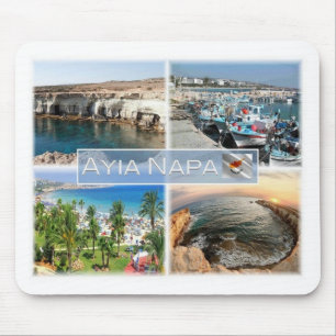 CY Zypern - Ayia Napa - Caves Port - Mousepad