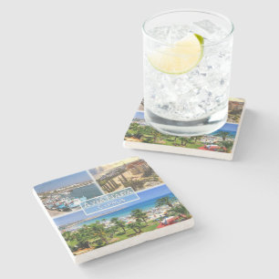 CY Zypern - Ayia Napa - Hafen - Nelia Beach - Steinuntersetzer