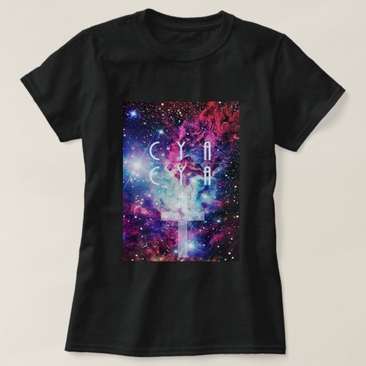 CYA MÄNNER ' s-Galaxie T-Shirt (Design vorne)