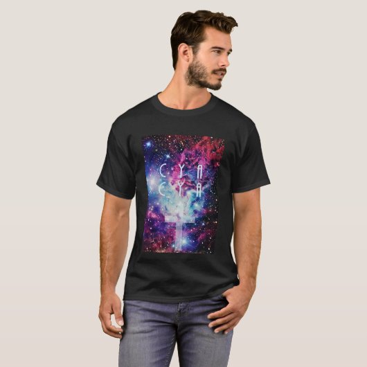 CYA MÄNNER ' s-Galaxie T-Shirt (Vorne ganz)