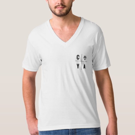 CYA Vneck T-Shirt (Vorderseite)