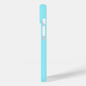 Cyan Abstrakt Background Case-Mate iPhone Hülle (Rückseite / Links)