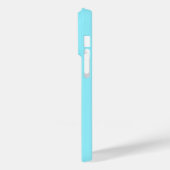 Cyan Abstrakt Background Case-Mate iPhone Hülle (Rückseite / Links)