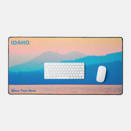 Cyan and Lmon Idaho Schreibtischunterlage (Tastatur & Maus)