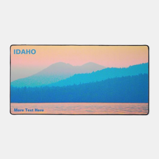 Cyan and Lmon Idaho Schreibtischunterlage (Vorderseite)