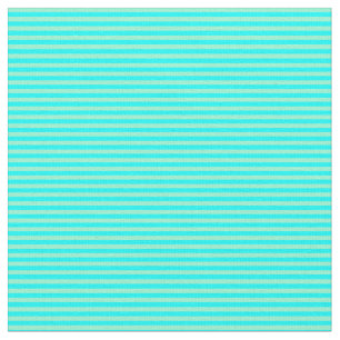 Cyan & Aquamarine Lines Stoff