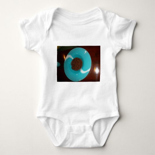 Cyan Baby Strampler (Vorderseite)