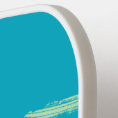 Cyan Best Oma mit Monogrammierten Initialen Carbon Pickleball Schläger (Linke Seite)