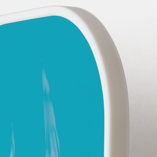 Cyan Best Oma mit Monogrammierten Initialen Pickleball Schläger (Linke Seite)