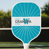 Cyan Best Opa jemals, Monogrammierte Carbon Fibre Pickleball Schläger
