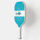 Cyan Best Opa jemals, Monogrammierte Carbon Fibre Pickleball Schläger (Links)