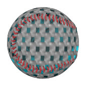 Cyan-Bild unter grauen Tellern, rechteckige Formen Baseball (Vorderseite Links)