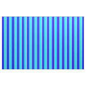 Cyan, Blau und Rosa Streifen Muster Stoff (Fat Quarter (45,7 x 55,9 cm))