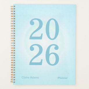 Cyan Blaue Aura Big Year Planer