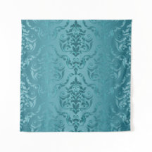 Cyan-blaue blaues Grün-Vintage