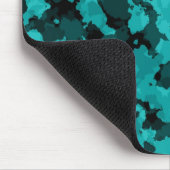Cyan-blaue Tarnungs-Mausunterlage Mousepad (Ecke)