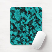 Cyan-blaue Tarnungs-Mausunterlage Mousepad (Mit Mouse)