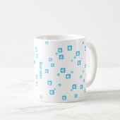 Cyan-blaue Tasse A1 (VorderseiteRechts)