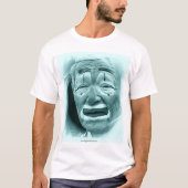 Cyan-blauer Clown T-Shirt (Vorderseite)