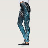 Cyan-blauer Strudel - Leggings (Links)