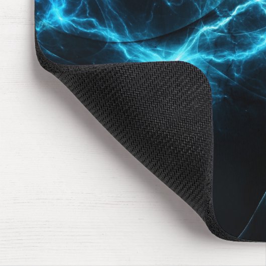 Cyan-blaues Sturm mousepad (Ecke)