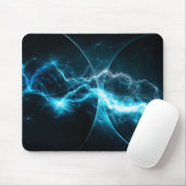 Cyan-blaues Sturm mousepad (Mit Mouse)