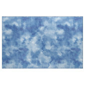 Cyan-Blue Aquarell-Waschpoplin-Polyester- Stoff (Fat Quarter (45,7 x 55,9 cm))