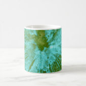 Cyan Blue auf Green Paintball Kaffeetasse (Mittel)